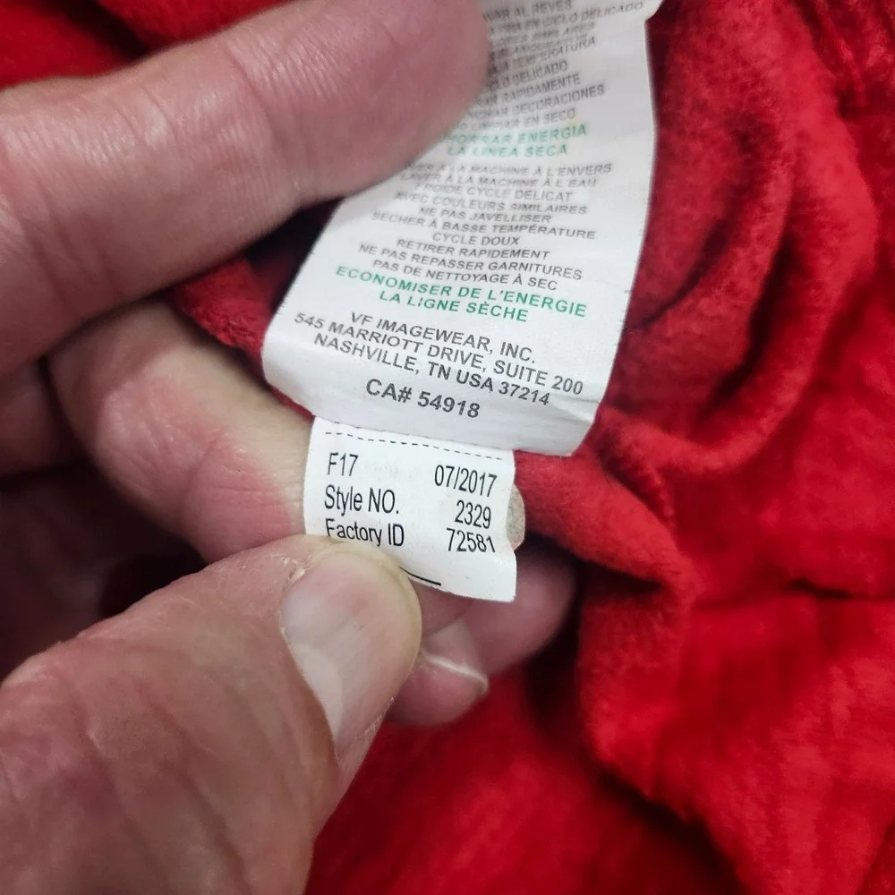 Majestic Boston Red Sox 2018 Postseason Do Damage Red Hoodie Mens Large 2329 - Picture 5 of 10